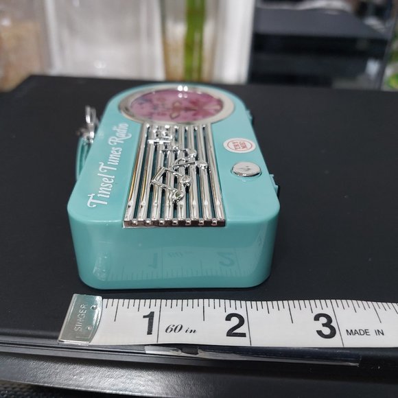 Tinsel times Radio NOT WORKING Ornament ONLY - Picture 7 of 9